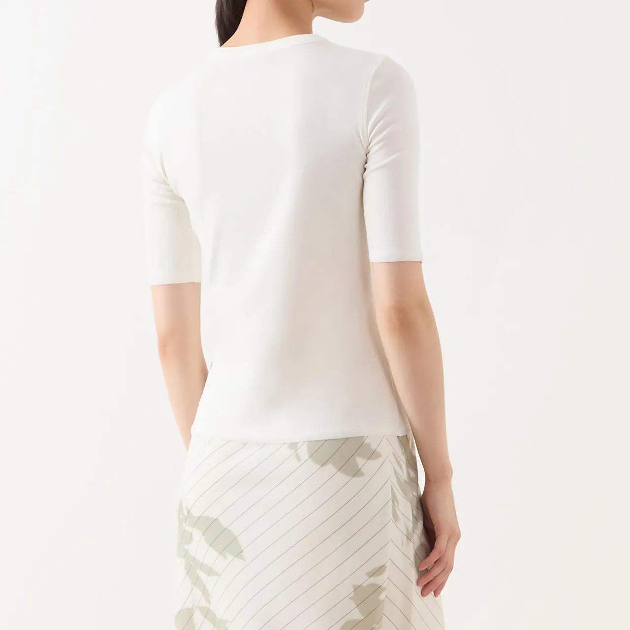 Discount Decoro Keyhole Ribbed Top Women Tops