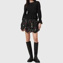 Delilah Floral Handkerchief Mini Skirt Women Skirts
