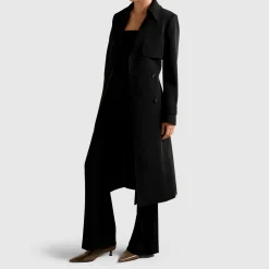 Hot Delilah Soft Trench Coat Women Coats & Jackets