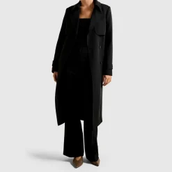 Hot Delilah Soft Trench Coat Women Coats & Jackets