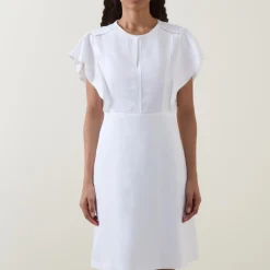 Deliniara Frill Mini Dress Women Dresses
