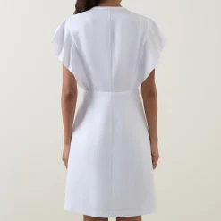 Deliniara Frill Mini Dress Women Dresses