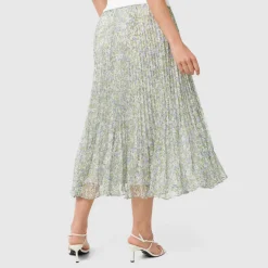 Online Della Floral Pleated Skirt Women Skirts