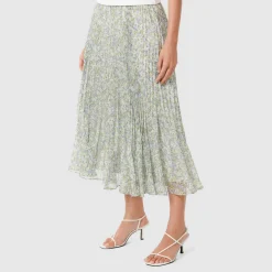 Online Della Floral Pleated Skirt Women Skirts