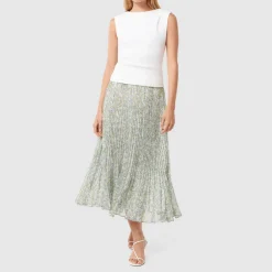 Online Della Floral Pleated Skirt Women Skirts