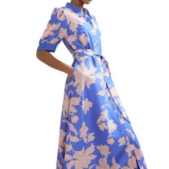 Online Delphine Floral Shirt Dress Women Dresses