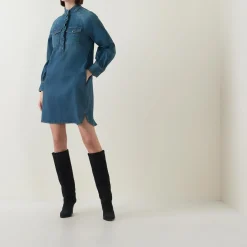 Best Denim Mini Dress Women Dresses