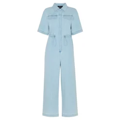 Best Denim Utility Jumpsuit Women Jumpsuits