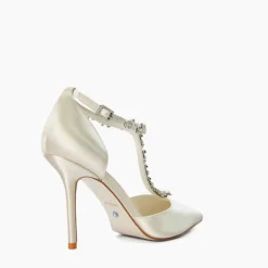 Discount Devotional Embellished T-Bar Pumps Women Heels