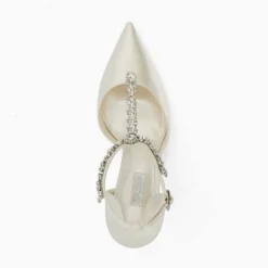 Discount Devotional Embellished T-Bar Pumps Women Heels