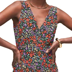 Sale Ditsy Floral Flared Dress Women Dresses