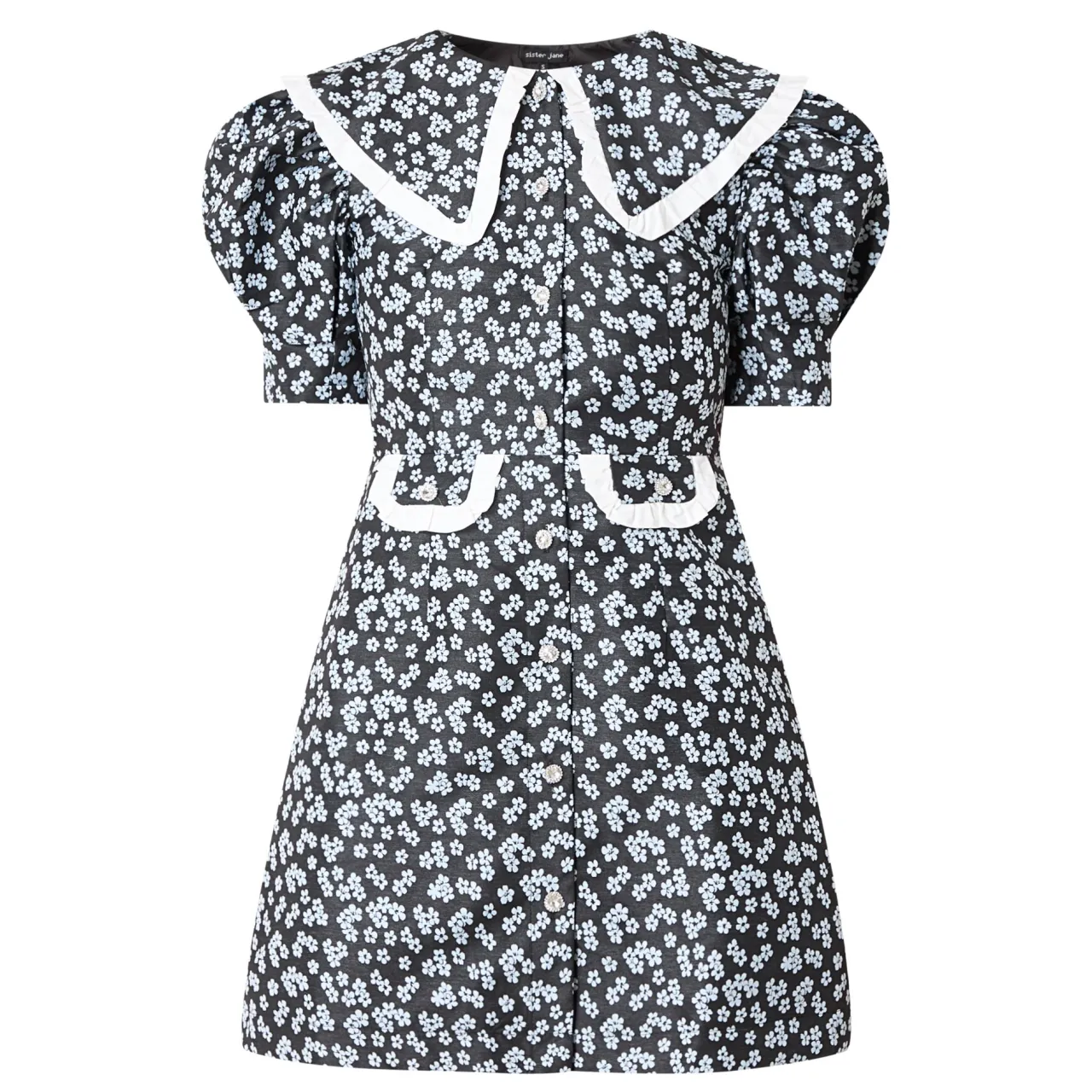 Ditsy Jacquard Mini Dress Women Dresses|Occasion Dressing