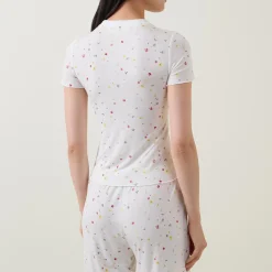 Ditsy Print Pyjama Top Women Sleepwear