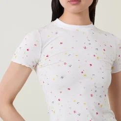 Ditsy Print Pyjama Top Women Sleepwear