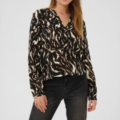 Best Ditte Printed Blouse Women Tops