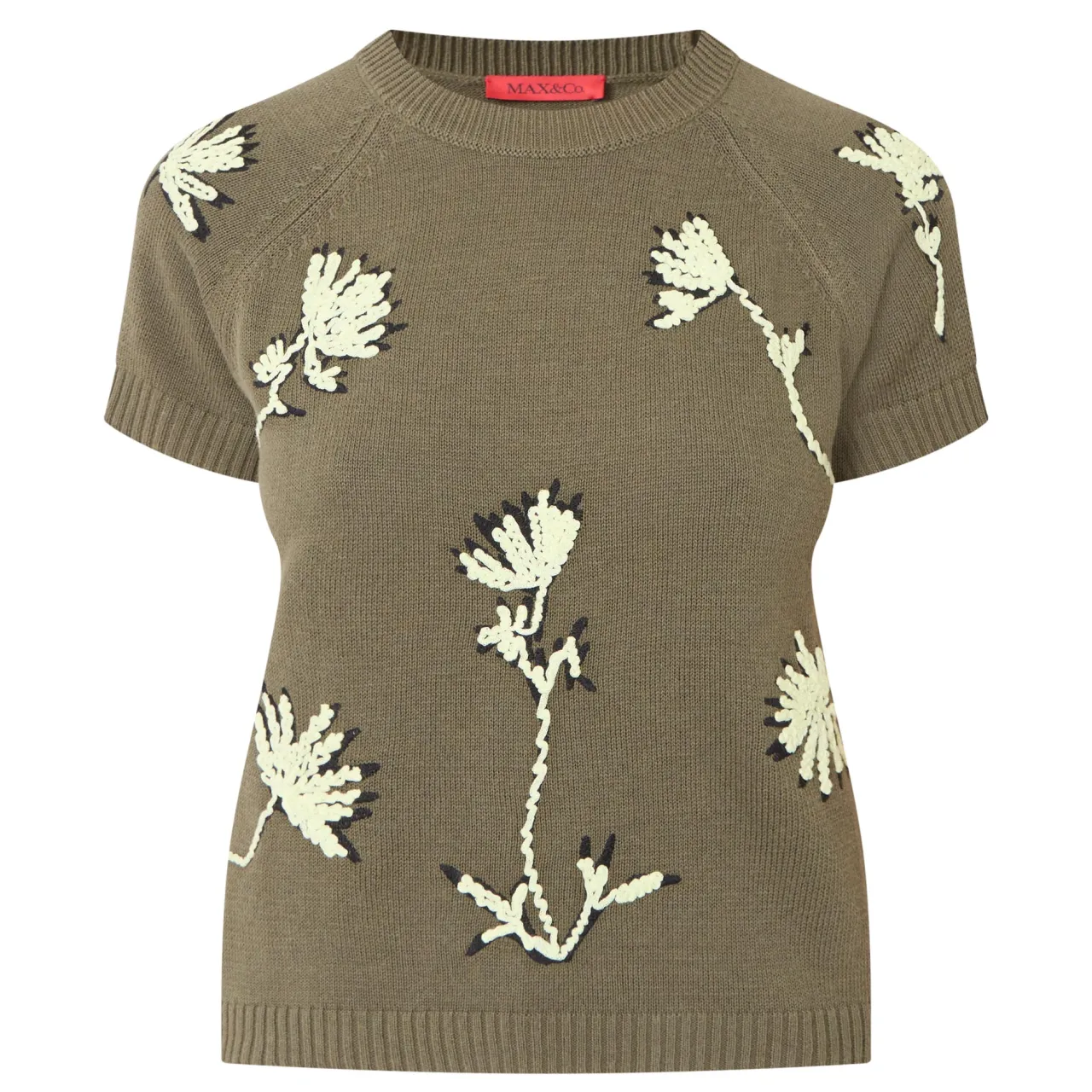 Hot Dizzy Floral Knit Top Women Sweaters & Cardigans