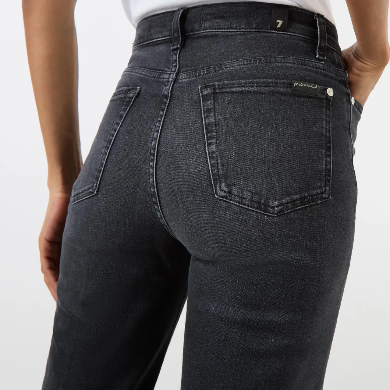 Hot Dojo Modern Flared Jeans Women Denim