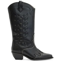 Discount Dolly Stud Knee-High Boots Women Boots