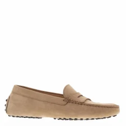Outlet Domenica Suede Driving Shoes Women Flats