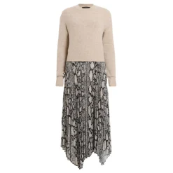 Outlet Donatella Two-Piece Knitted Snake Dress Women Dresses