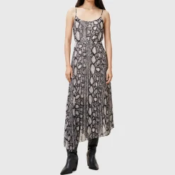 Outlet Donatella Two-Piece Knitted Snake Dress Women Dresses