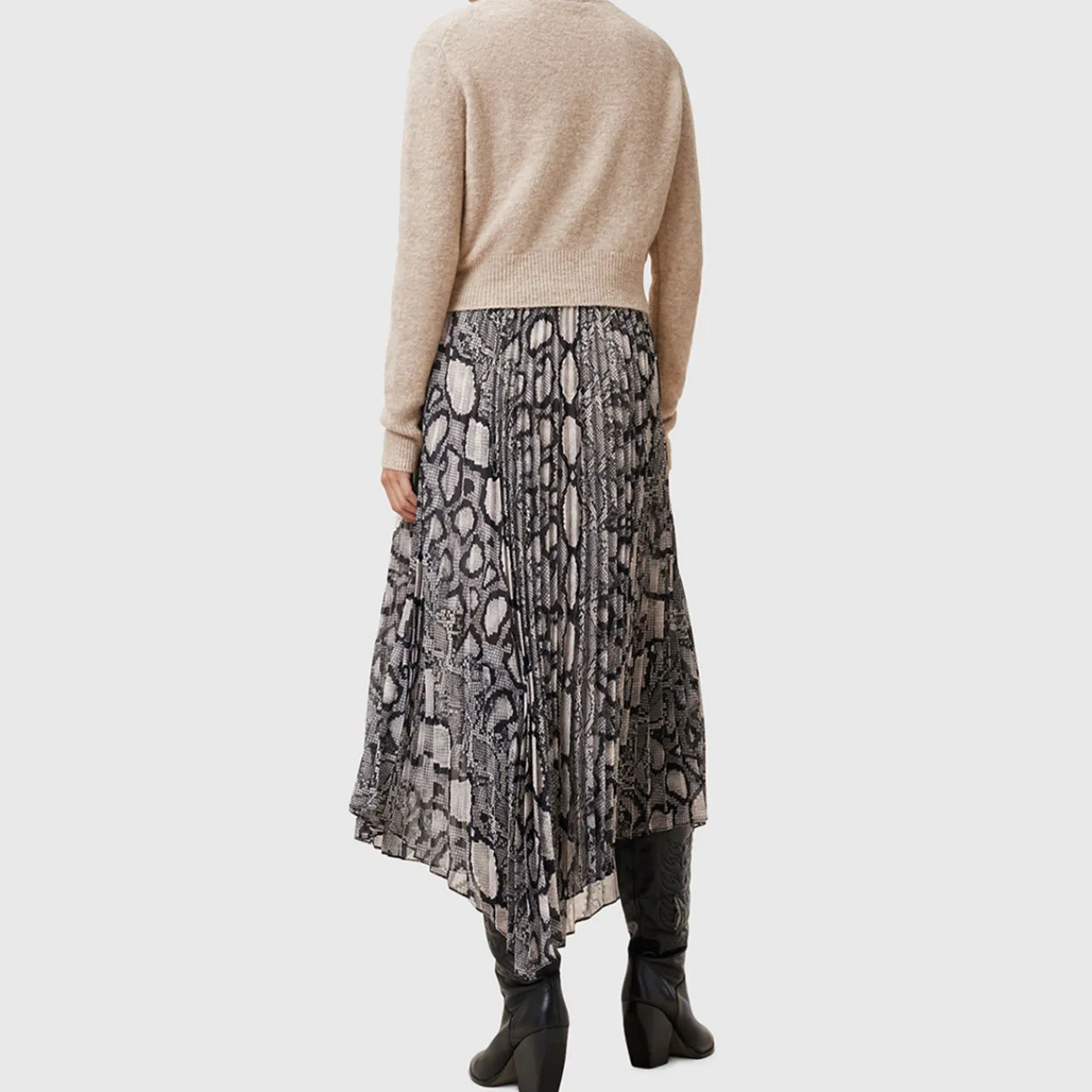 Outlet Donatella Two-Piece Knitted Snake Dress Women Dresses
