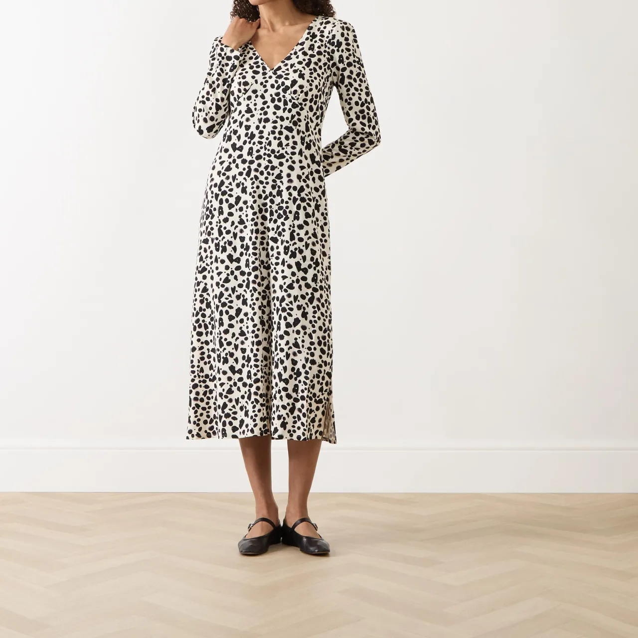 Clearance Doris Leopard Flared Dress Women Dresses