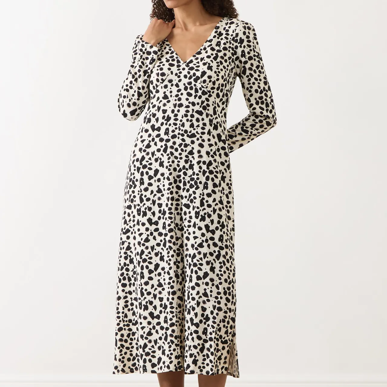 Clearance Doris Leopard Flared Dress Women Dresses