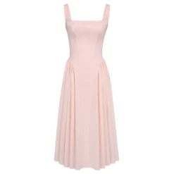 Dorothy Pleated Flared Sundress Women Dresses