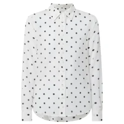 Outlet Dot Print Shirt Women Tops