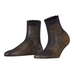 New Dot Socks Black Women Hosiery