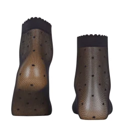 New Dot Socks Black Women Hosiery