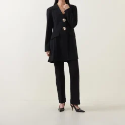 Outlet Double Button Single-Breasted Coat Women Coats & Jackets