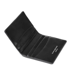 New Double Fold Woven Leather Cardholder Women Wallets