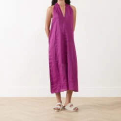 Outlet Drape Detailed Flare Dress Women Dresses
