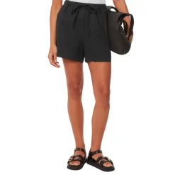 Outlet Drawstring Linen Shorts Women Trousers & Shorts