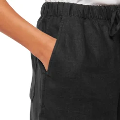 Outlet Drawstring Linen Shorts Women Trousers & Shorts
