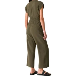 Sale Drawstring Pocket Jumpsuit Women Jumpsuits