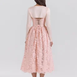 Best Duchess Lace Corset, Flared Skirt & Bolero Set Women Skirts