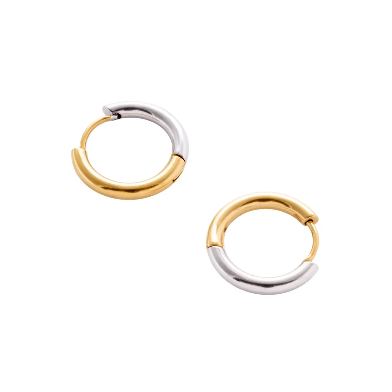 Hot Duo Huggie Hoop Earrings Women Earrings