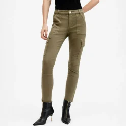 Sale Duran Mid-Rise Skinny Cargo Jeans Women Denim