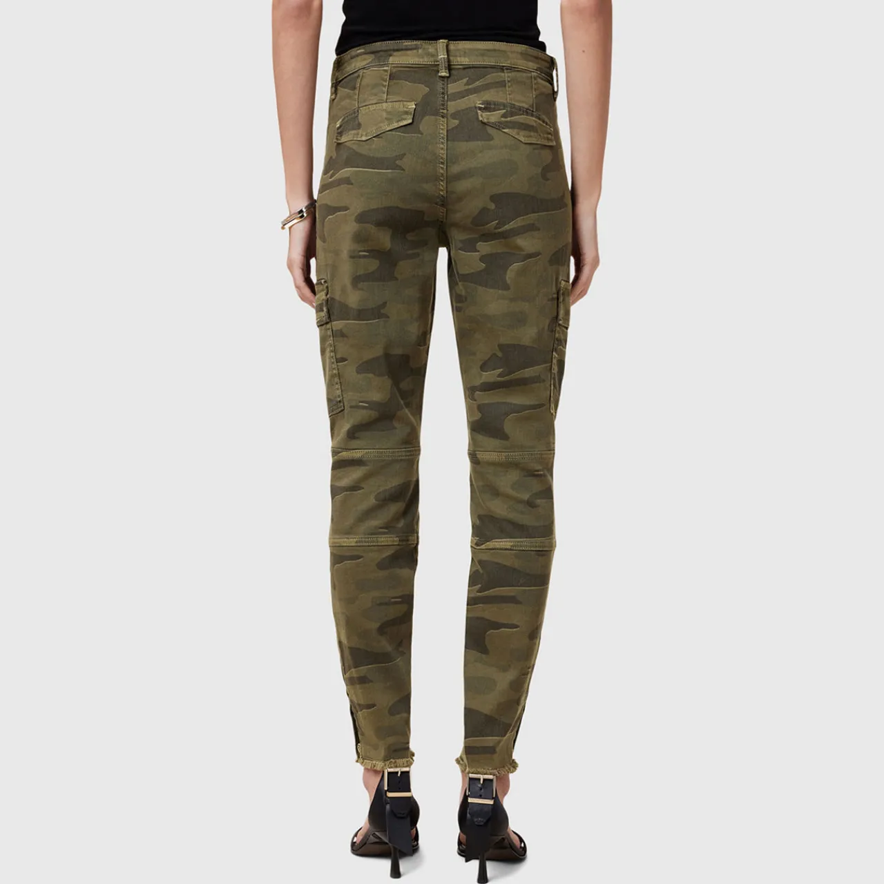Best Duran Skinny Cargo Jeans Women Denim