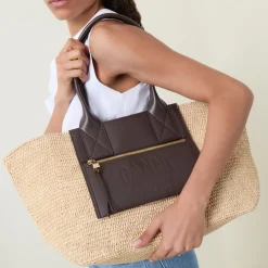 Best Easy Shopper Raffia Tote Bag Women Top Handle Bags|Tote Bags