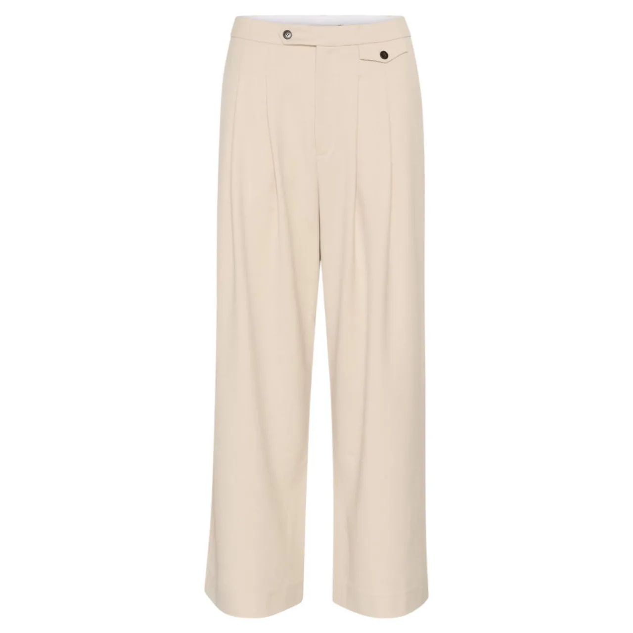 Edina High-Rise Wide Leg Trousers Women Trousers & Shorts