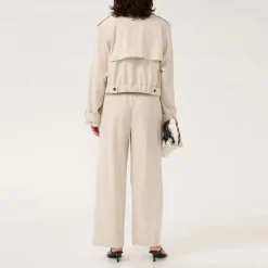 Edina High-Rise Wide Leg Trousers Women Trousers & Shorts