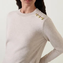 Best Eleanor Button-Detail Sweater Women Sweaters & Cardigans