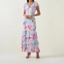 Discount Eleanor Tulip Ruffled Dress Women Dresses