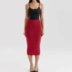Online Eliane Bodycon Knitted Skirt Women Skirts