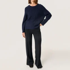 New Eliette Ribbed Sweater Women Sweaters & Cardigans