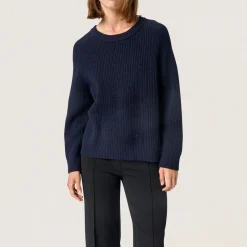 New Eliette Ribbed Sweater Women Sweaters & Cardigans
